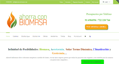 Desktop Screenshot of ahorraconbiomasa.com